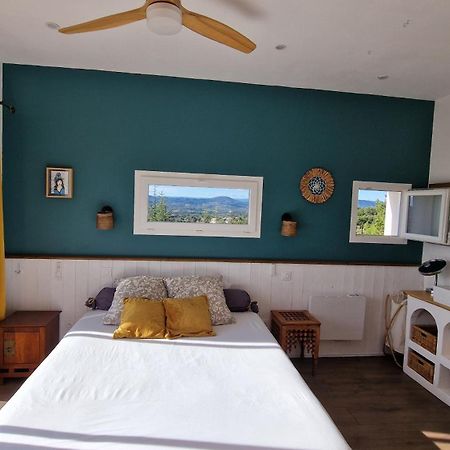Reve D'Escapade Chambre Avec Vue Sublime Sur Les Cevennes Ardechoises Barjac  Extérieur photo