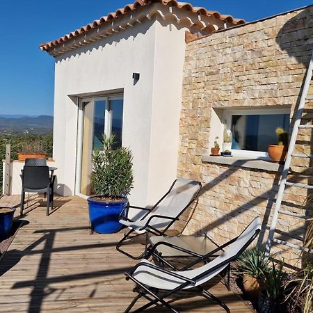 Reve D'Escapade Chambre Avec Vue Sublime Sur Les Cevennes Ardechoises Barjac  Extérieur photo