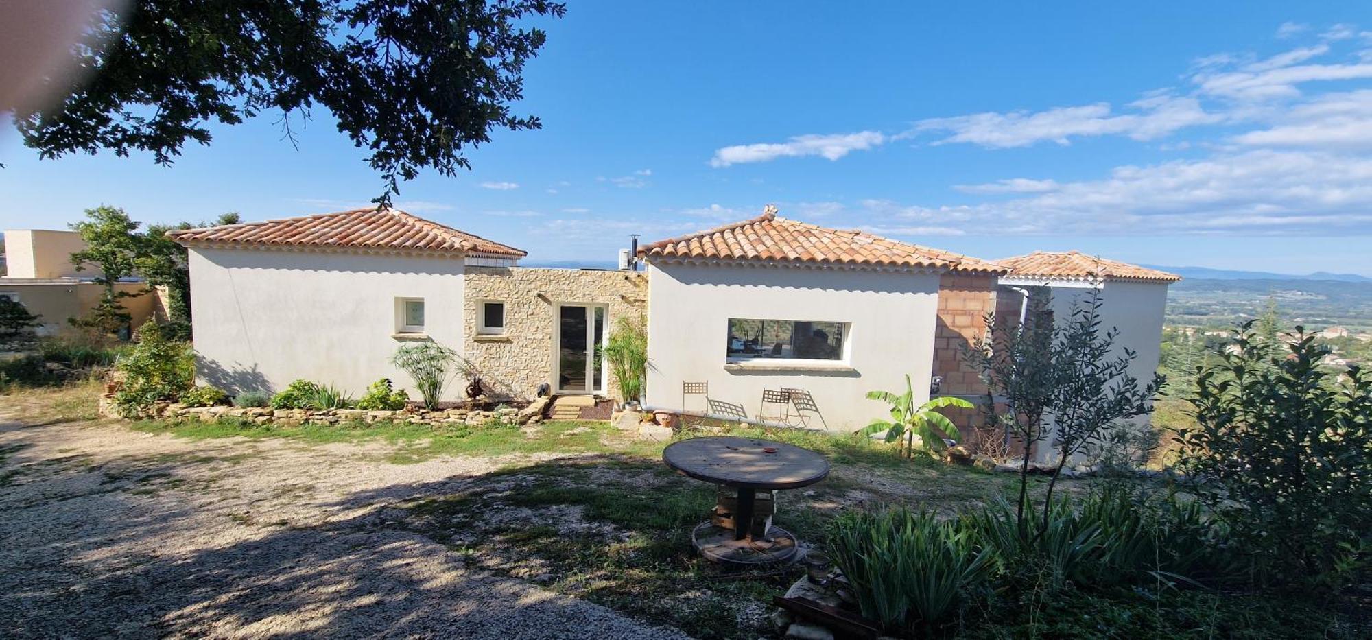 Reve D'Escapade Chambre Avec Vue Sublime Sur Les Cevennes Ardechoises Barjac  Extérieur photo
