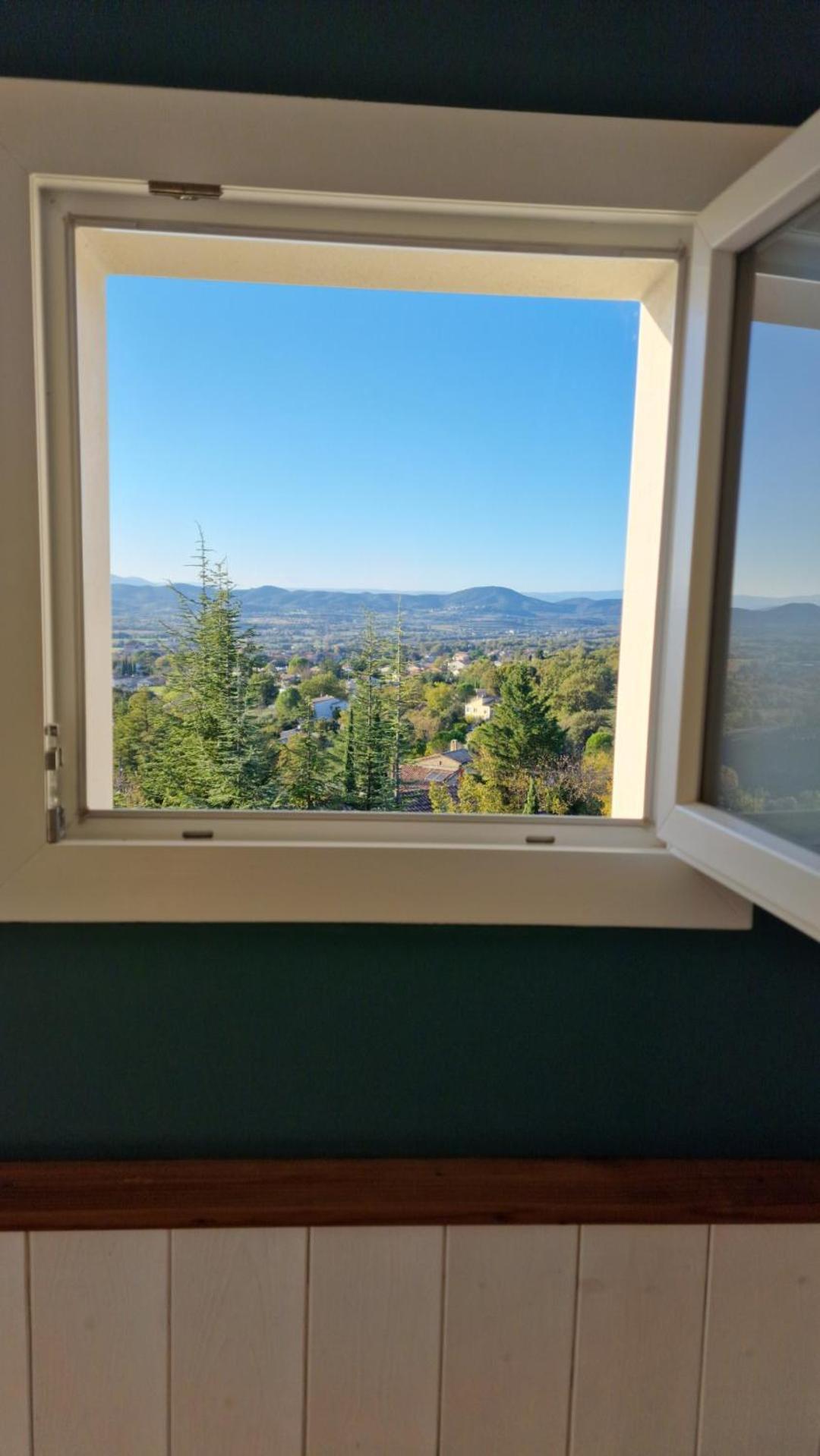 Reve D'Escapade Chambre Avec Vue Sublime Sur Les Cevennes Ardechoises Barjac  Extérieur photo